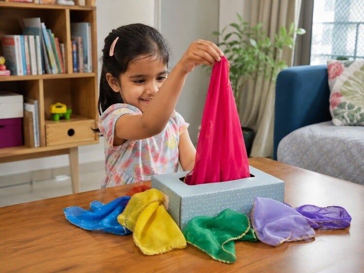 Fabric peek boxes 