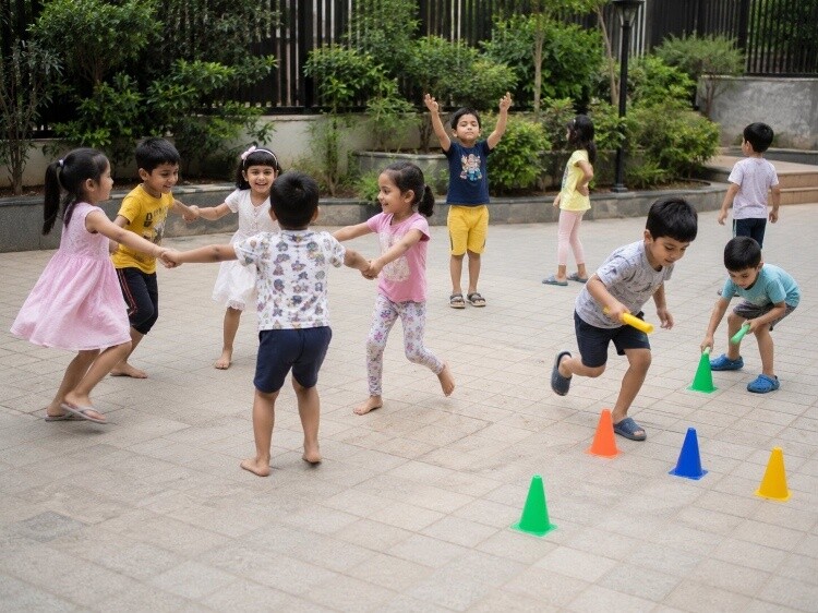 Group games with simple rules