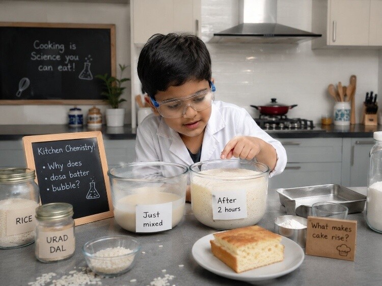Kitchen chemistry and cooking science