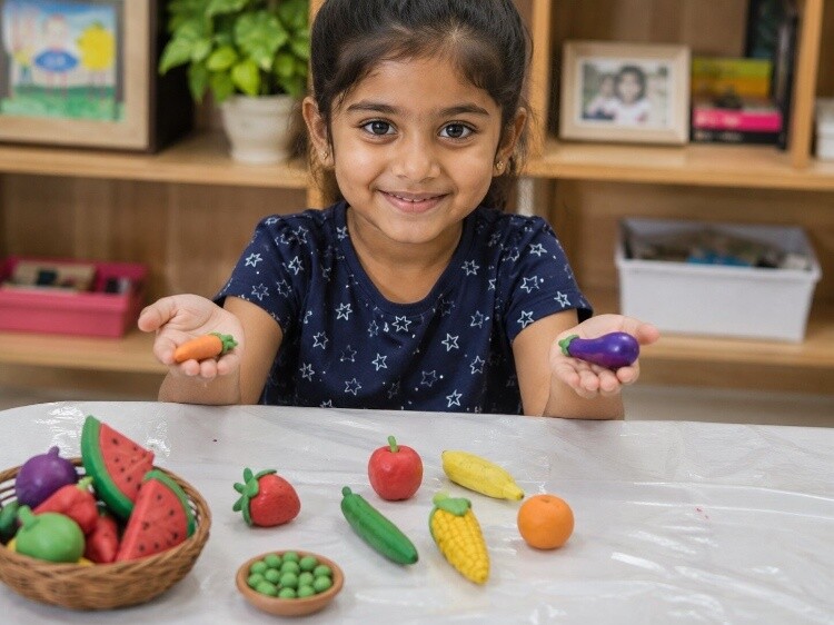 Miniature fruit or vegetable sets