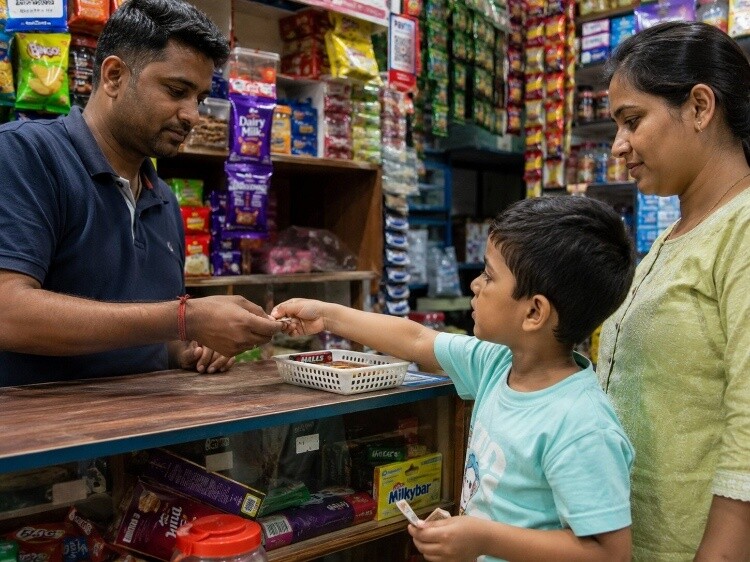 Money handling in miniature