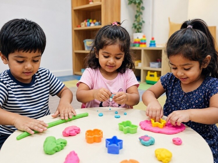 Playdough workouts