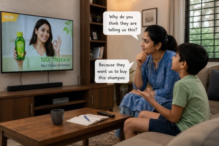 Questioning advertisements together
