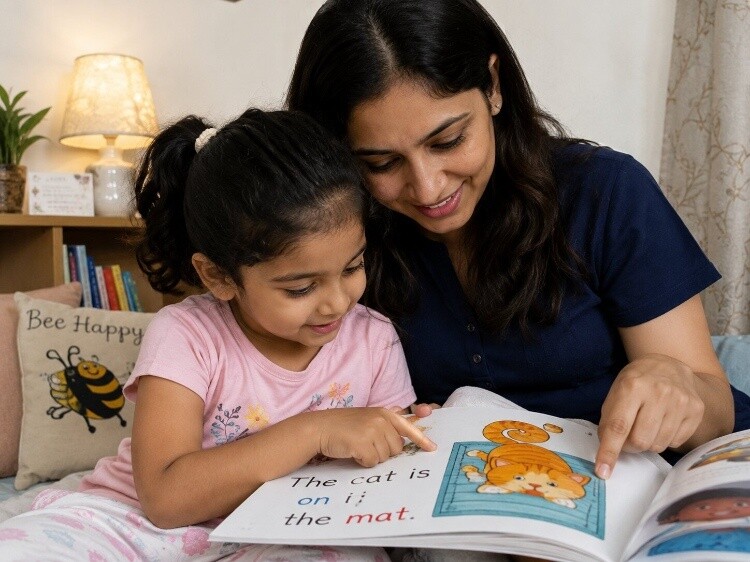 Reading together, roles evolving