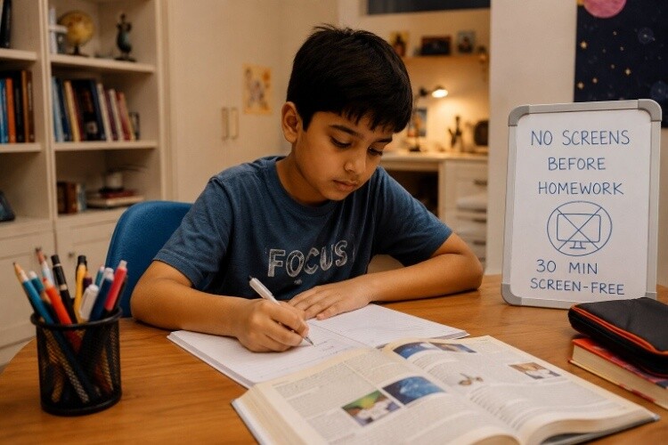 Reduce screen time