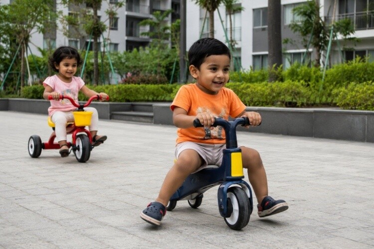 Ride-on vehicles and early tricycles