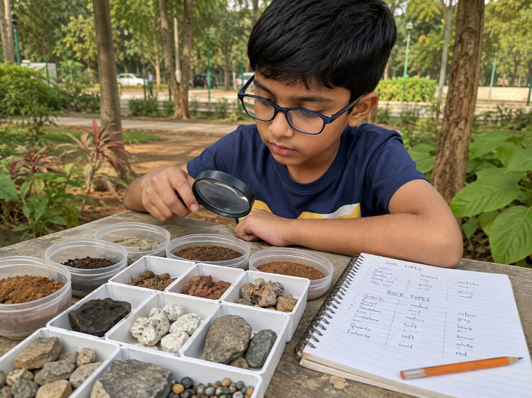 Rock and soil type comparison