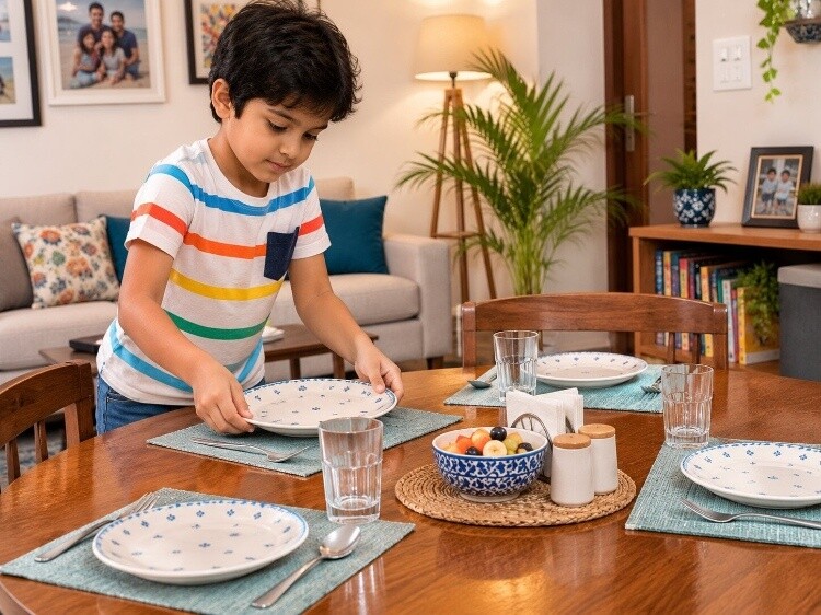 Setting the table
