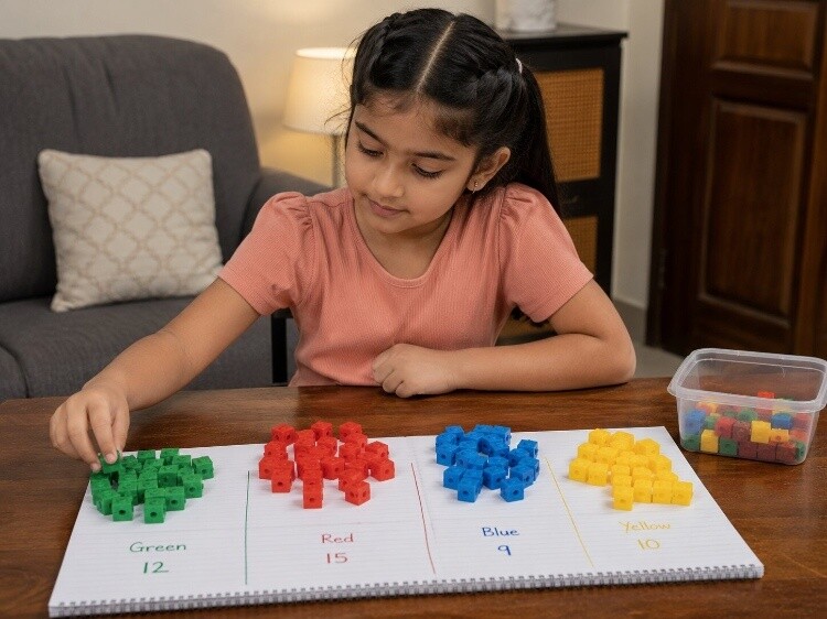 Sorting then counting