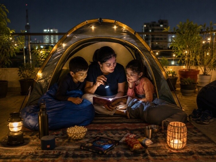 Terrace camping