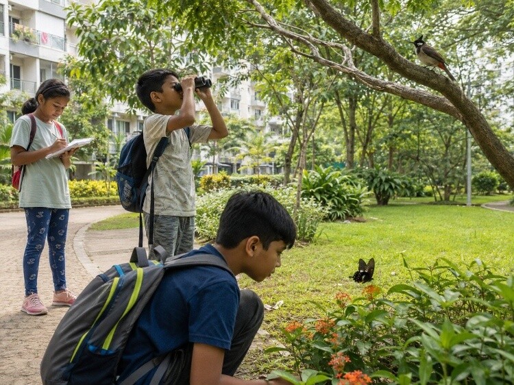 Urban wildlife spotting walks
