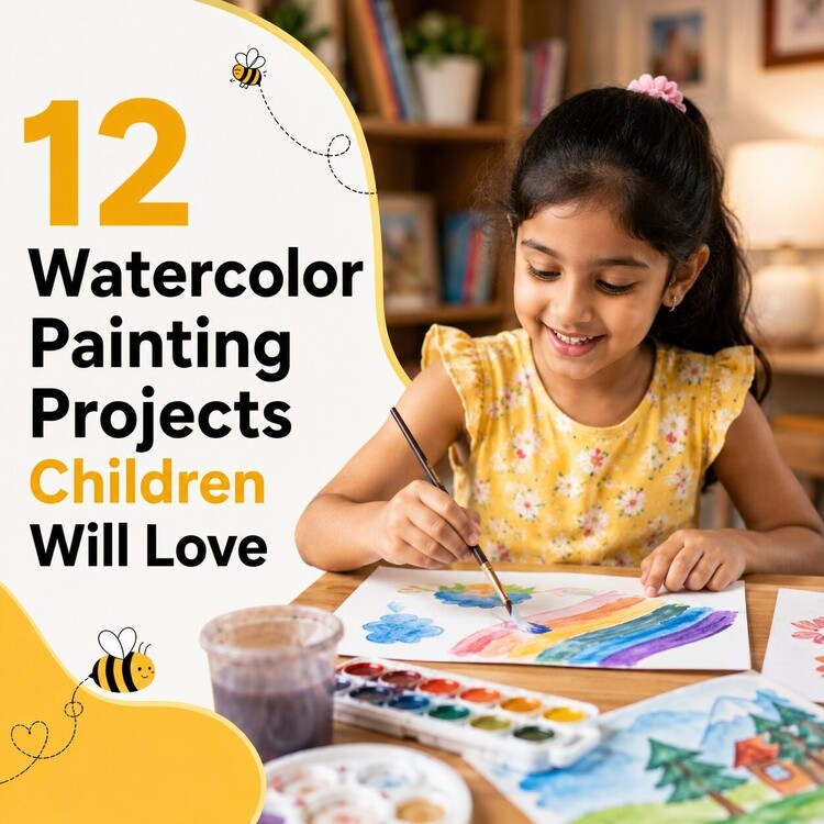 12 Watercolor Painting Projects Children Will Love