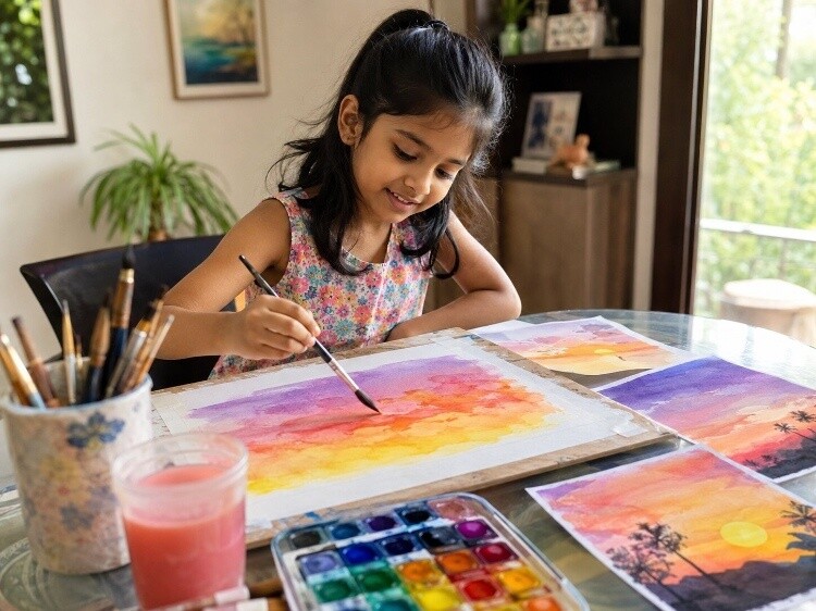 Sunset blending