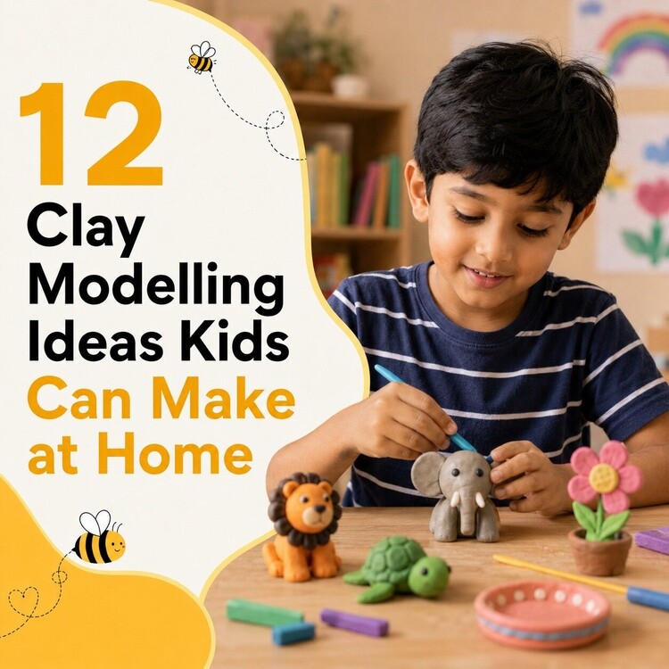 12 Clay Modelling Ideas Kids Can Make at Home