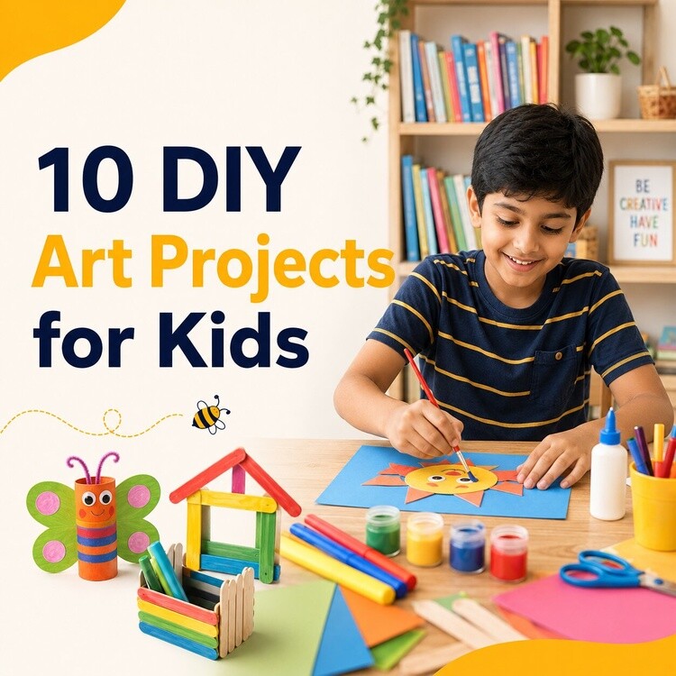 10 DIY Art Projects for Kids