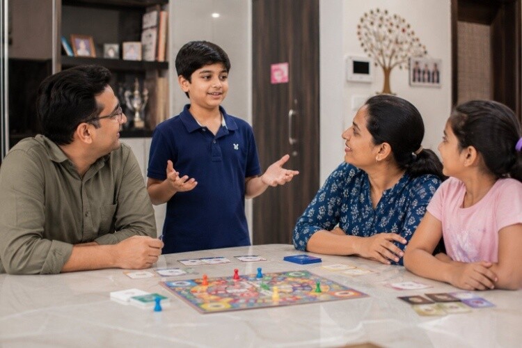 Leading a family activity explanation 