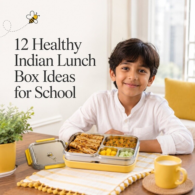 12 Healthy Indian Lunch Box Ideas for School