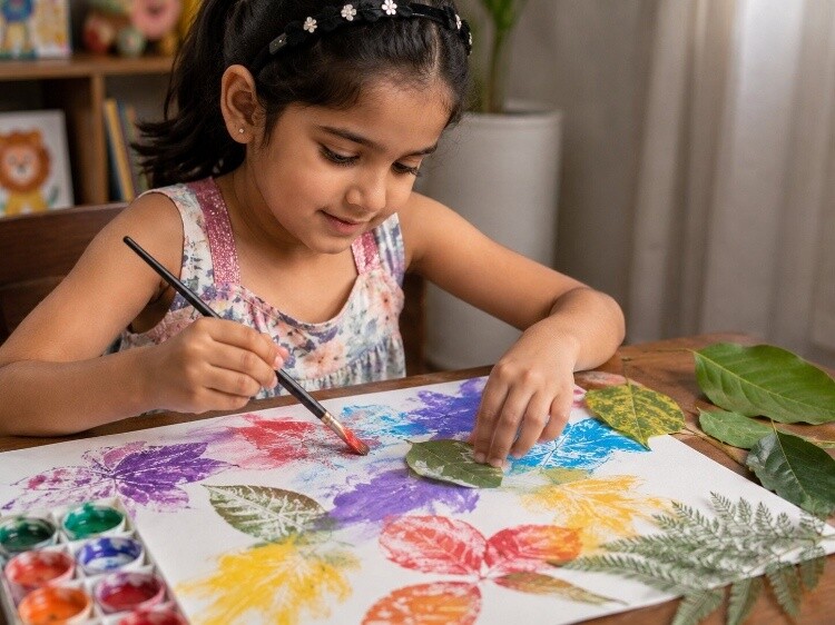 Simple leaf and nature prints 