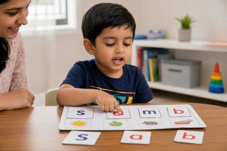 Letter sound matching
