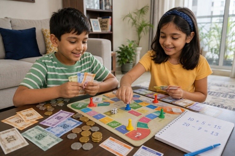 Board game money banking
