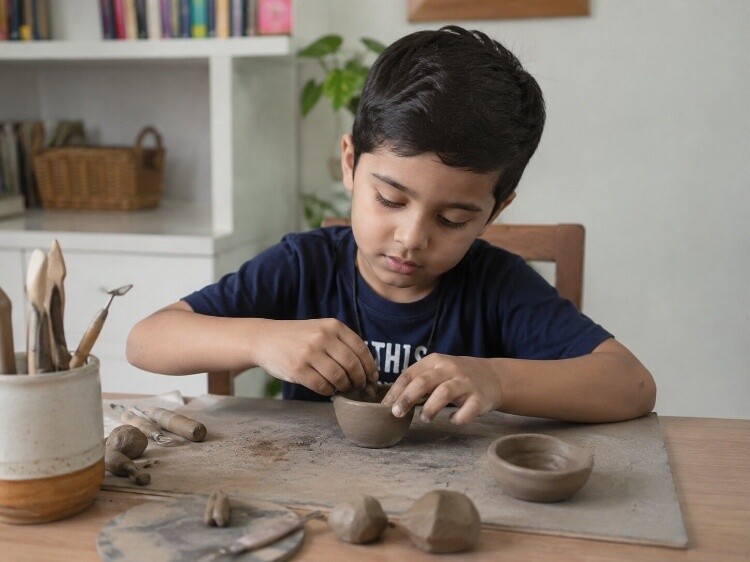 Simple pinch pot bowls