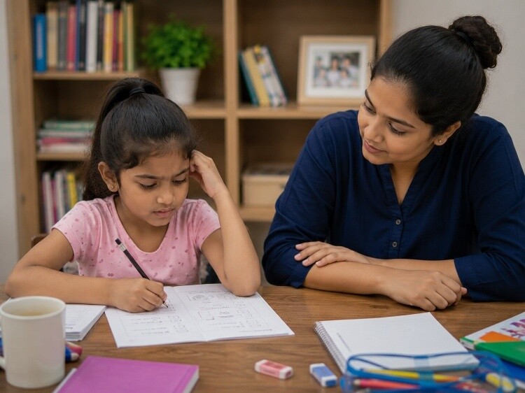 Allowing productive struggle before helping