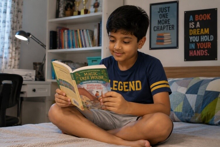 Reading for pleasure begins