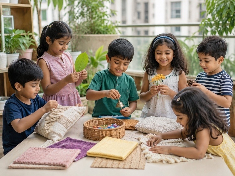 Provide varied sensory experiences