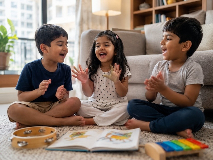 Sing songs and nursery rhymes regularly