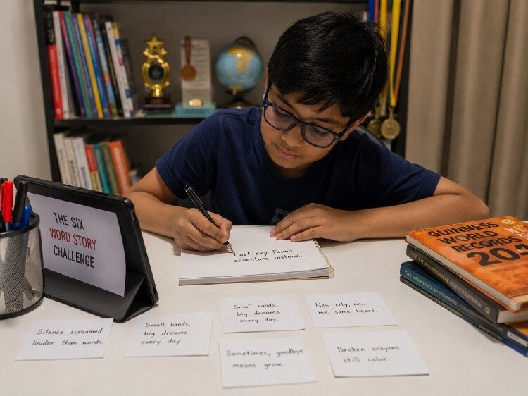 The six-word story challenge
