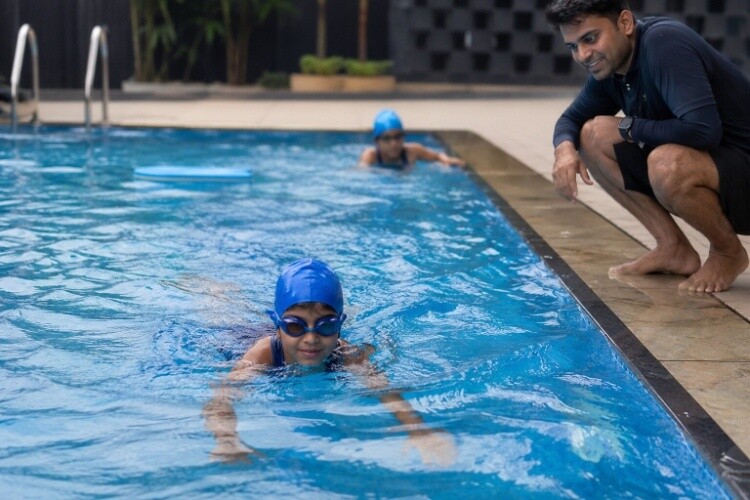 Swim independently