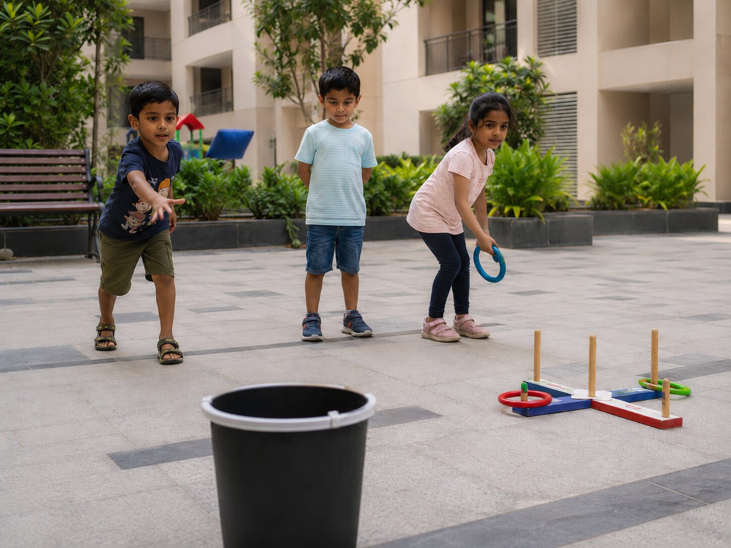 Simple target games