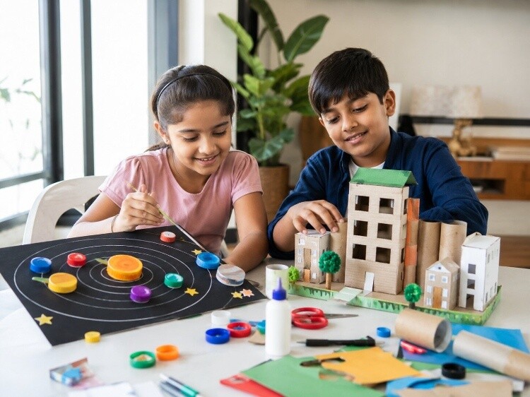 Recycled or upcycled material models 