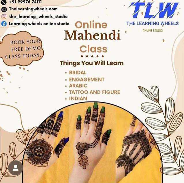 Mehendi Tips !! Join Online Classes Whatsapp for Fees Enquiry :  +918850296813. #reelsinstagram #reelindia❤️❤️ #reelkarofeelkaro… | Instagram