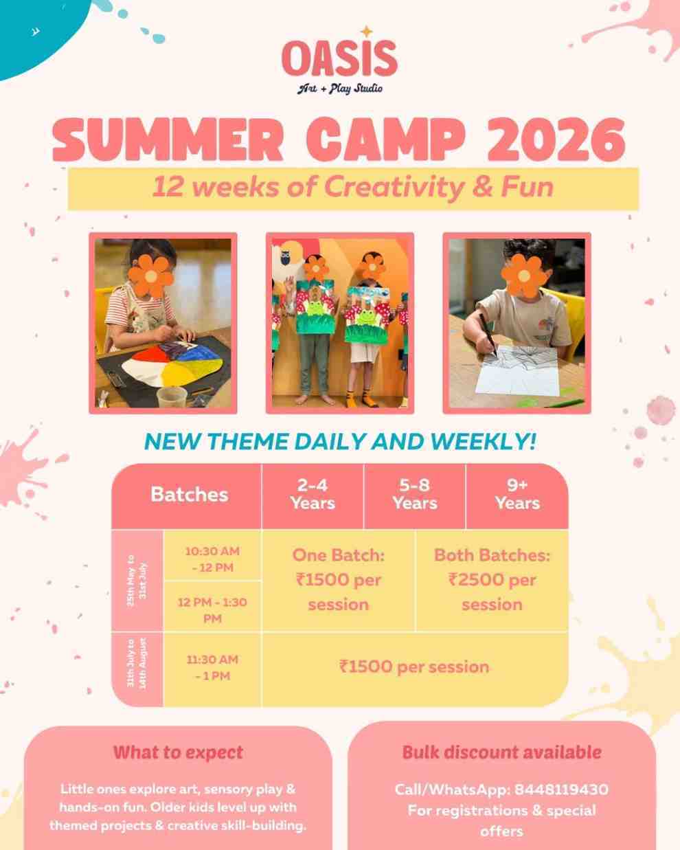 Oasis Art Studio-Summer Camp 2026