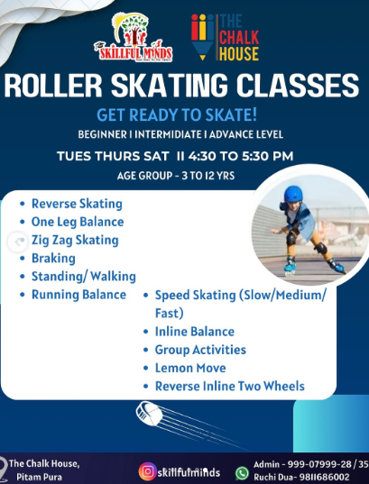 Skillful Minds  -  Kids Roller Skating Classes