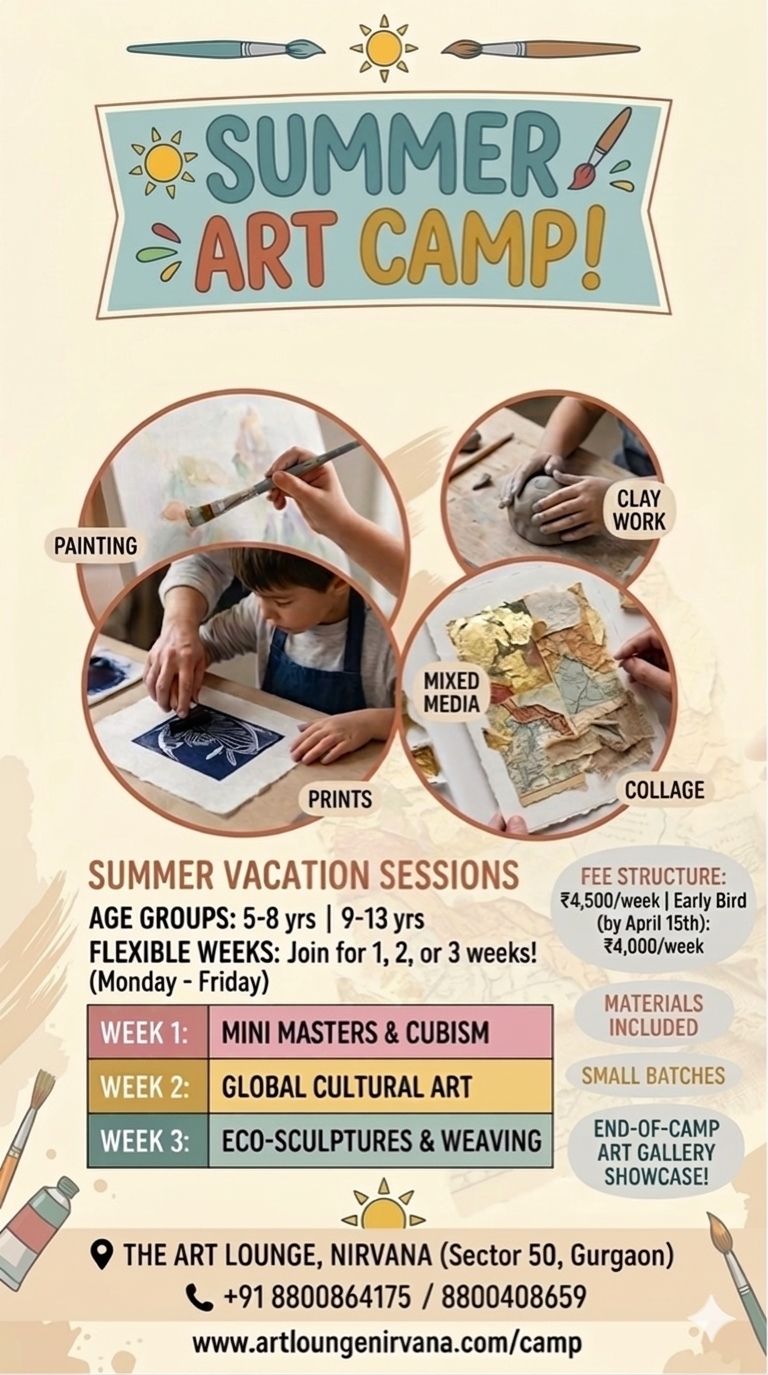 The Art Lounge-Summer Art Camp 2026