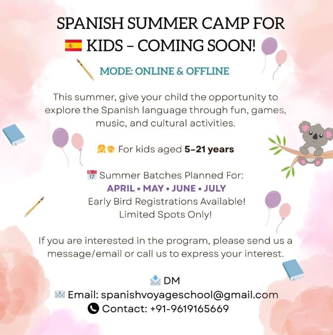 Spanish Voyage School-Spanish Summer Camp 2026