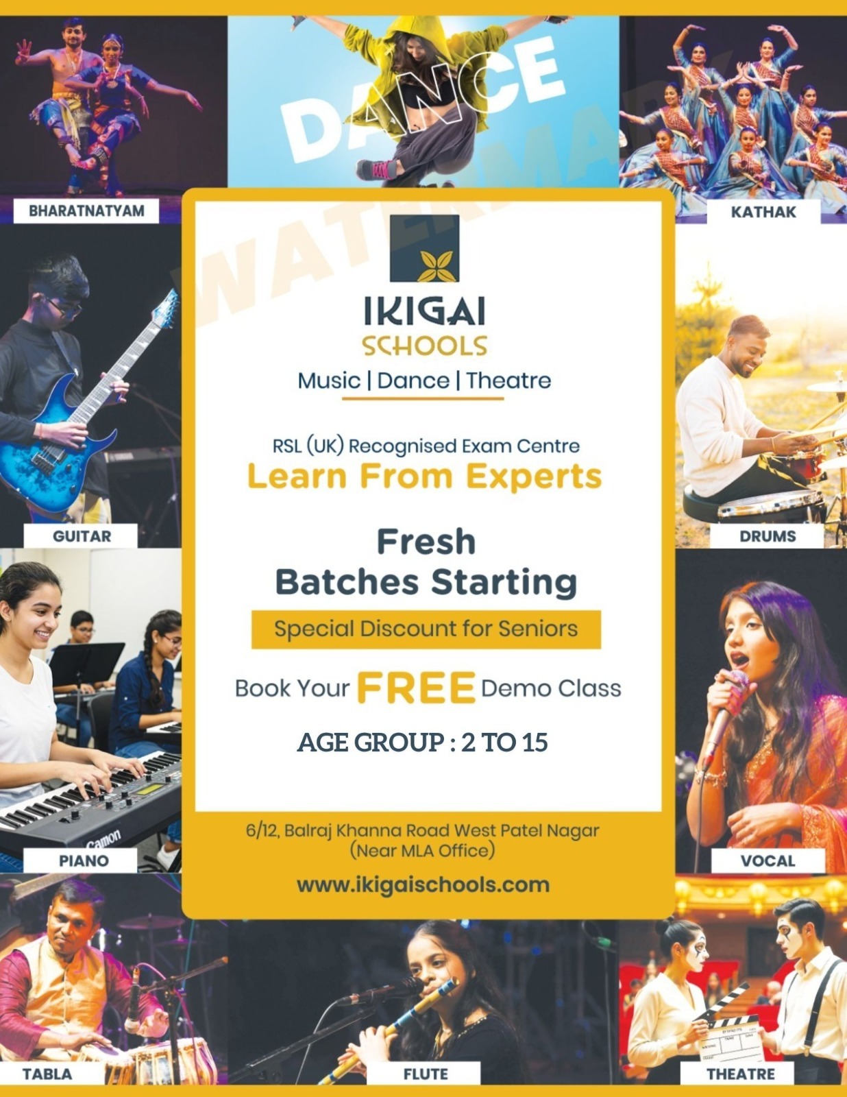 Ikigai Schools of Performing Arts , Dance, Music & Theatre-Admissions Open