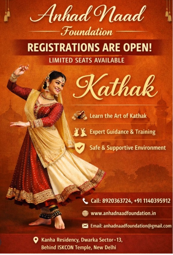 Anhad Naad Foundation-Kathak Classes for Kids