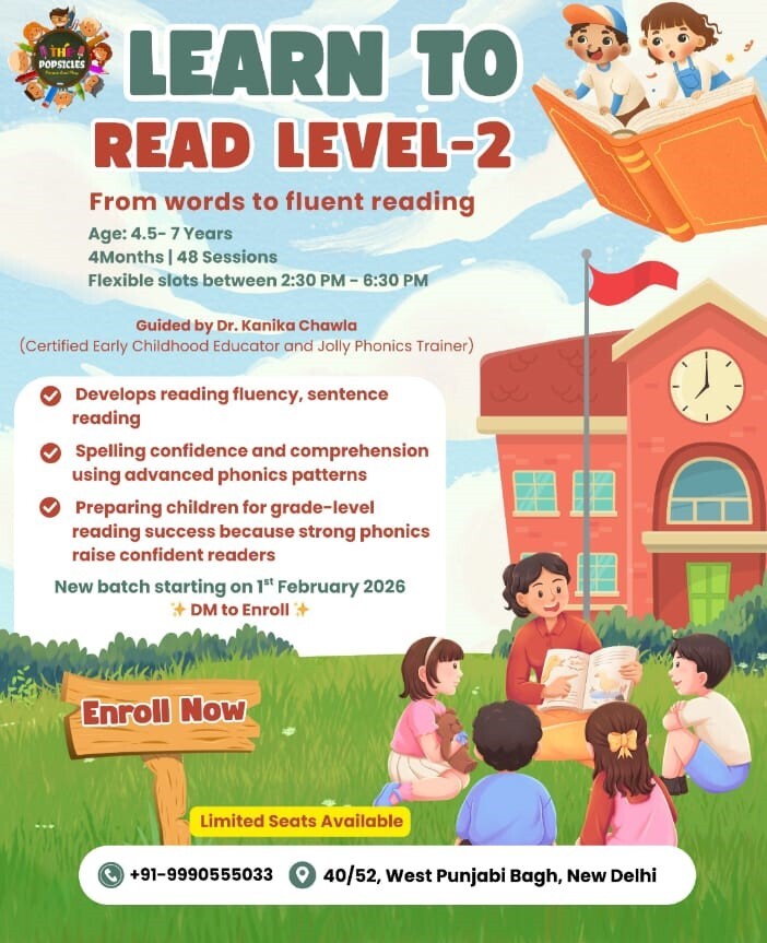 The Popsicles Early Learning Centre-Learn to Read Program