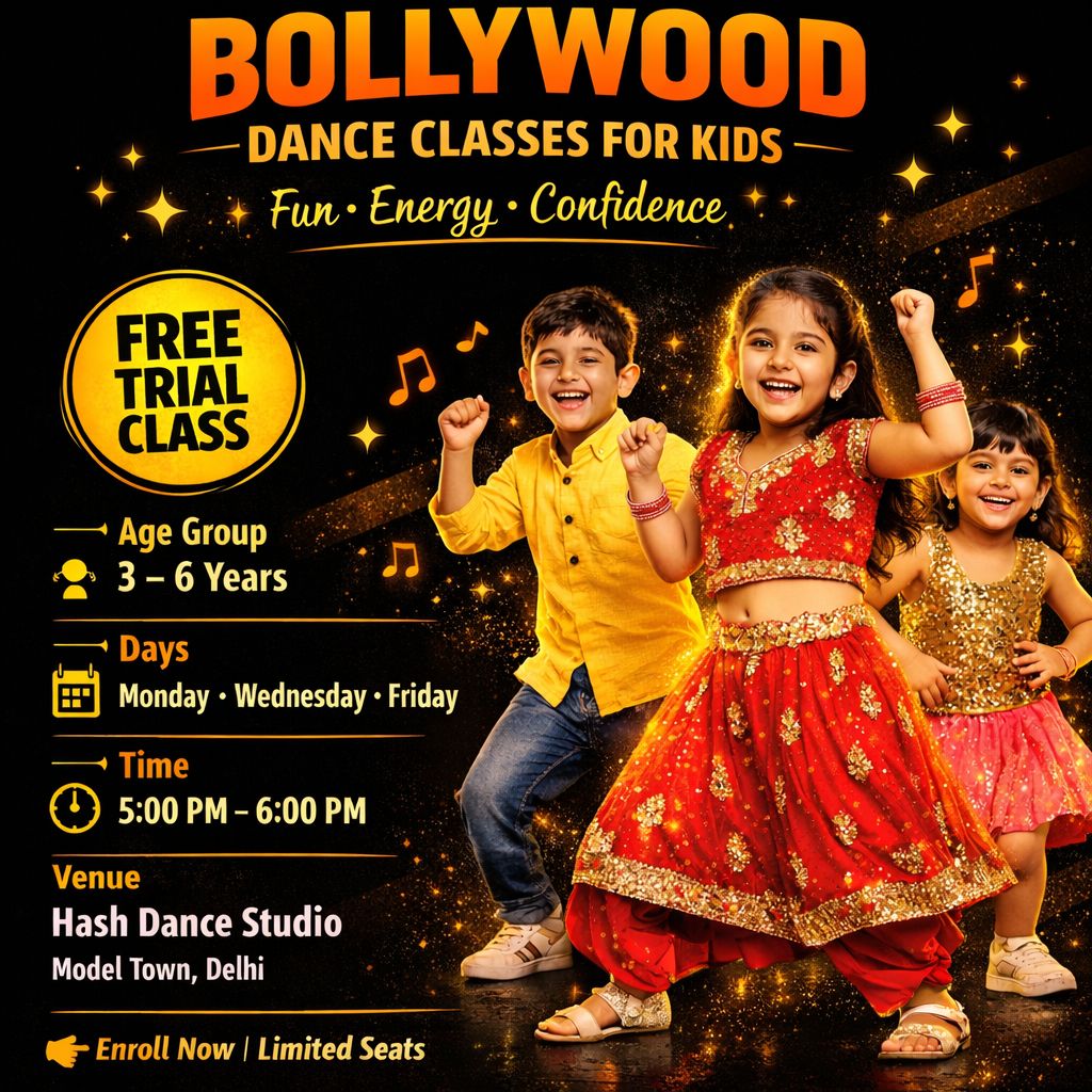 Hash Aerobics & Dance Studio-Bollywood Dance Classes for Kids