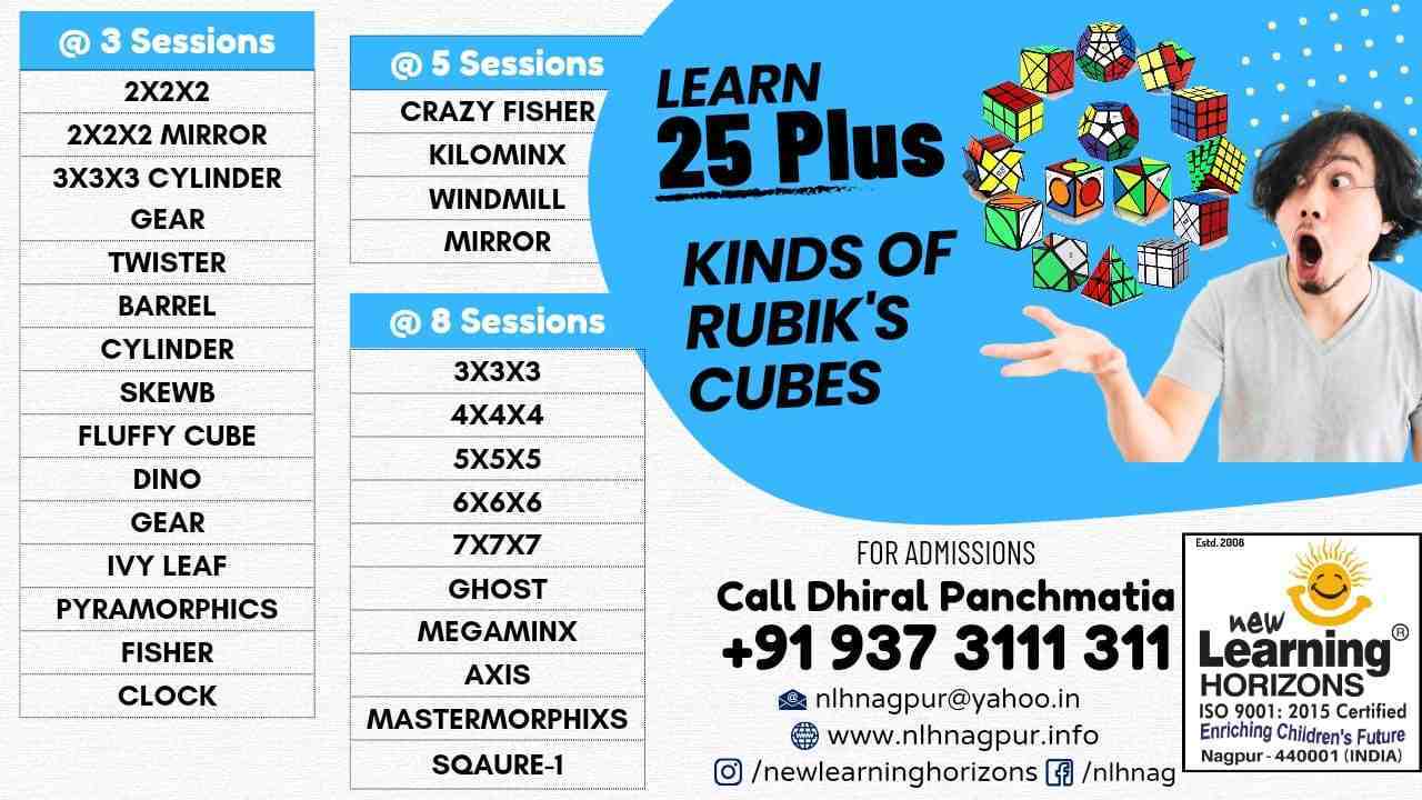 New Learning Horizons-Rubiks Cubes and Master the Art of Speedcubing