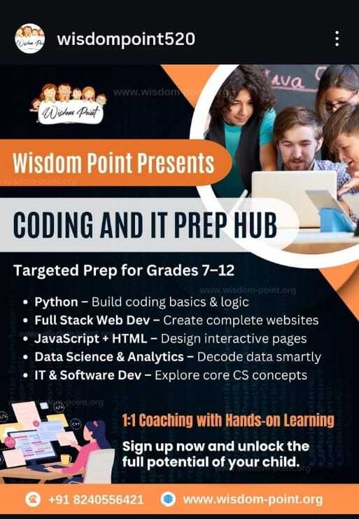 Wisdom Point - Coding and IT Program in Online